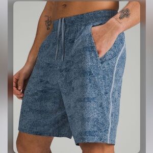 Lululemon Pace Breaker Shorts Blue Speckled